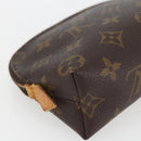 LOUIS VUITTON Monogram Pochette Cosmetic PM Pouch M43998 LV Auth 164227-16