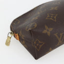 LOUIS VUITTON Monogram Pochette Cosmetic PM Pouch M43998 LV Auth 164227-14
