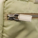 PRADA Hand Bag Nylon Ivory Silver Auth 164232-19