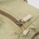 PRADA Hand Bag Nylon Ivory Silver Auth 164232-20