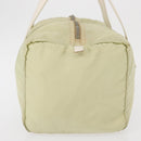 PRADA Hand Bag Nylon Ivory Silver Auth 164232-4