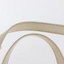 PRADA Hand Bag Nylon Ivory Silver Auth 164232-14