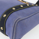 LOUIS VUITTON Antigua Cabas MM Tote Bag Blue M40087 LV Auth 164234-9