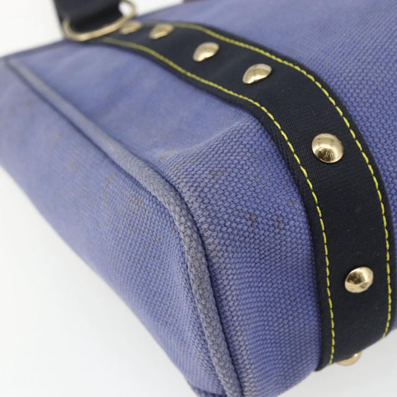 LOUIS VUITTON Antigua Cabas MM Tote Bag Blue M40087 LV Auth 164234