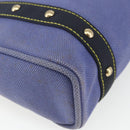 LOUIS VUITTON Antigua Cabas MM Tote Bag Blue M40087 LV Auth 164234-16