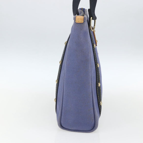 LOUIS VUITTON Antigua Cabas MM Tote Bag Blue M40087 LV Auth 164234