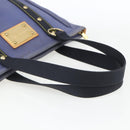 LOUIS VUITTON Antigua Cabas MM Tote Bag Blue M40087 LV Auth 164234-7
