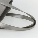CHANEL New Travel line Tote Bag Silver CC Auth 164236-9