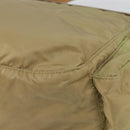PRADA Shoulder Bag Nylon Beige Silver Auth 164243-15