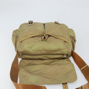 PRADA Shoulder Bag Nylon Beige Silver Auth 164243-19