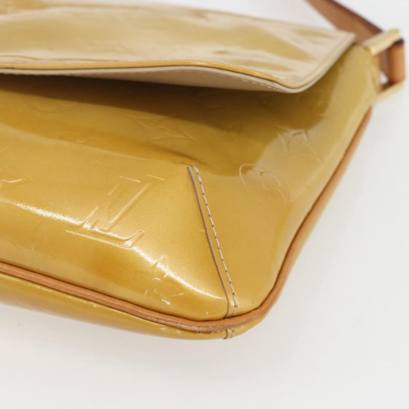 LOUIS VUITTON Monogram Vernis Thompson Street Bag Beige M91301 LV Auth 164244