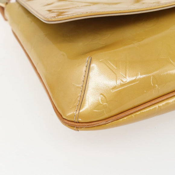 LOUIS VUITTON Monogram Vernis Thompson Street Bag Beige M91301 LV Auth 164244