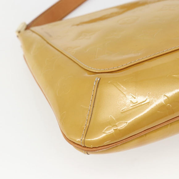 LOUIS VUITTON Monogram Vernis Thompson Street Bag Beige M91301 LV Auth 164244