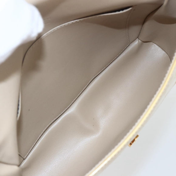 LOUIS VUITTON Monogram Vernis Thompson Street Bag Beige M91301 LV Auth 164244