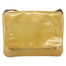 LOUIS VUITTON Monogram Vernis Thompson Street Bag Beige M91301 LV Auth 164244-13