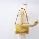 LOUIS VUITTON Monogram Vernis Thompson Street Bag Beige M91301 LV Auth 164244-20