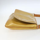 LOUIS VUITTON Monogram Vernis Thompson Street Bag Beige M91301 LV Auth 164244-4