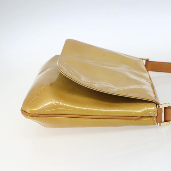 LOUIS VUITTON Monogram Vernis Thompson Street Bag Beige M91301 LV Auth 164244