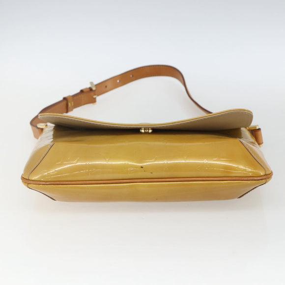 LOUIS VUITTON Monogram Vernis Thompson Street Bag Beige M91301 LV Auth 164244