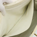 CHANEL Matelasse 30 Chain Shoulder Bag Patent leather White Gold CC Auth 164245-12