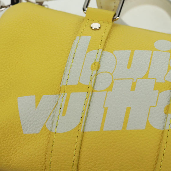 LOUIS VUITTON Monogram Everyday Keepall XS Hand Bag Yellow M80842 Auth 164249V
