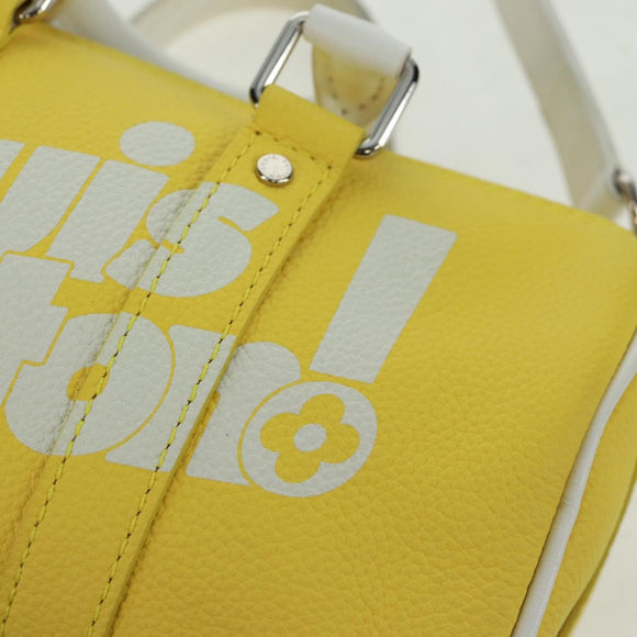 LOUIS VUITTON Monogram Everyday Keepall XS Hand Bag Yellow M80842 Auth 164249V