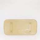 LOUIS VUITTON Monogram Vernis Alma PM Hand Bag Broncorail M91445 LV Auth 164255-10
