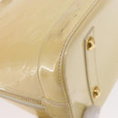 LOUIS VUITTON Monogram Vernis Alma PM Hand Bag Broncorail M91445 LV Auth 164255-11