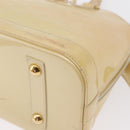 LOUIS VUITTON Monogram Vernis Alma PM Hand Bag Broncorail M91445 LV Auth 164255-12