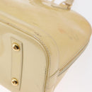 LOUIS VUITTON Monogram Vernis Alma PM Hand Bag Broncorail M91445 LV Auth 164255-14