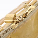 LOUIS VUITTON Monogram Vernis Alma PM Hand Bag Broncorail M91445 LV Auth 164255-15