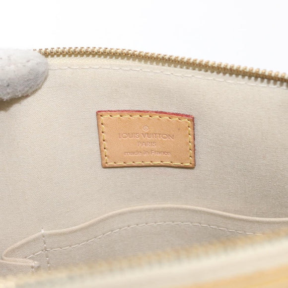 LOUIS VUITTON Monogram Vernis Alma PM Hand Bag Broncorail M91445 LV Auth 164255