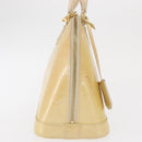 LOUIS VUITTON Monogram Vernis Alma PM Hand Bag Broncorail M91445 LV Auth 164255-6