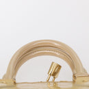 LOUIS VUITTON Monogram Vernis Alma PM Hand Bag Broncorail M91445 LV Auth 164255-9