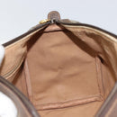 GUCCI GG Supreme Web Sherry Line Boston Bag PVC Beige Gold 40 02 007 Auth 164260-20