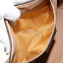 GUCCI GG Supreme Web Sherry Line Boston Bag PVC Beige Gold 40 02 007 Auth 164260-11