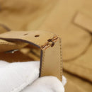 PRADA Backpack Nylon Beige Silver Auth 164263-27