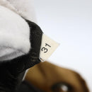 PRADA Backpack Nylon Beige Silver Auth 164263-12