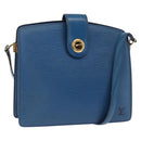 LOUIS VUITTON Epi Capuchin Shoulder Bag Blue M52345 LV Auth 164265-1