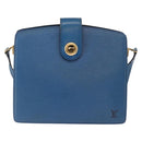 LOUIS VUITTON Epi Capuchin Shoulder Bag Blue M52345 LV Auth 164265-2
