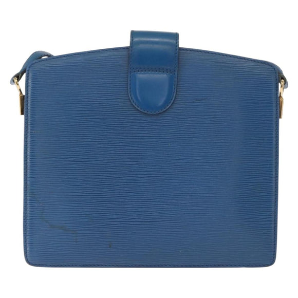 LOUIS VUITTON Epi Capuchin Shoulder Bag Blue M52345 LV Auth 164265