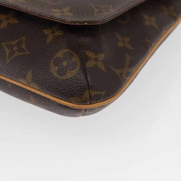 LOUIS VUITTON Monogram Musette Salsa Kurze Umhängetasche M51258 LV Auth 164267