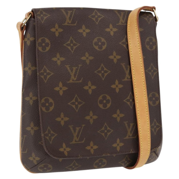 LOUIS VUITTON Monogram Musette Salsa Kurze Umhängetasche M51258 LV Auth 164267