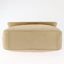 CHANEL Matelasse Chain Shoulder Bag Lamb Skin Ivory Gold CC Auth 164270-10