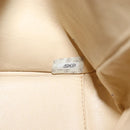 CHANEL Matelasse Chain Shoulder Bag Lamb Skin Ivory Gold CC Auth 164270-25