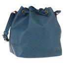 LOUIS VUITTON Epi Petit Noe Shoulder Bag Blue M44105 LV Auth 164271-1