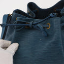LOUIS VUITTON Epi Petit Noe Shoulder Bag Blue M44105 LV Auth 164271-15