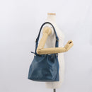 LOUIS VUITTON Epi Petit Noe Shoulder Bag Blue M44105 LV Auth 164271-21