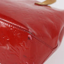 LOUIS VUITTON Monogram Vernis Reade PM Hand Bag Red Rouge M91088 LV Auth 164278-17
