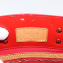 LOUIS VUITTON Monogram Vernis Reade PM Hand Bag Red Rouge M91088 LV Auth 164278-19